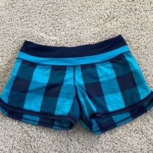 Lulu lemon checkered shorts!